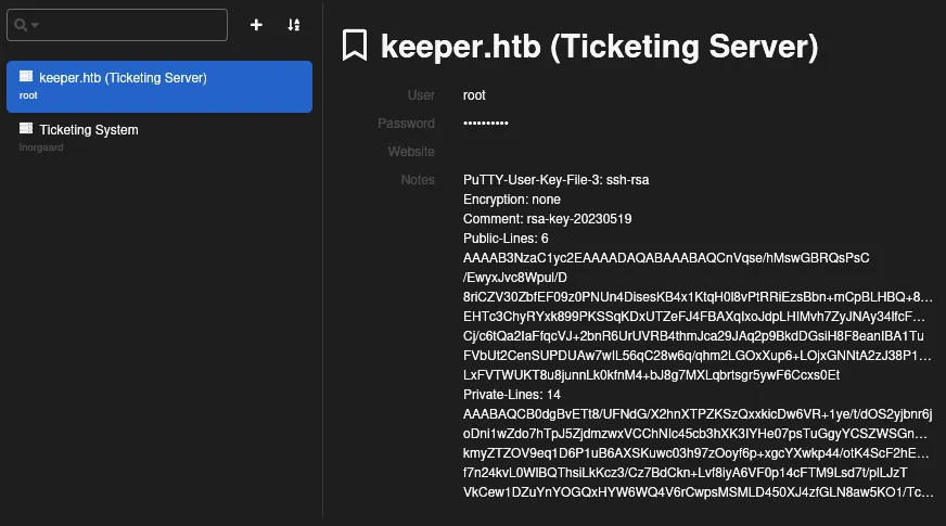 Opening the KeePass database with KeeWeb