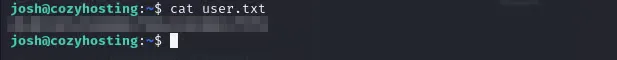 SSH access as josh and the user flag