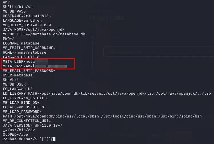 Enumerating the limited Docker container