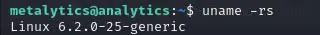 Checking the vulnerable kernel version