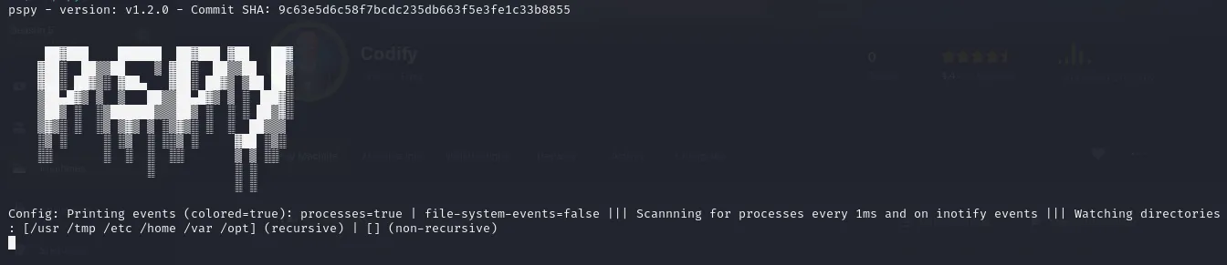 Ejecutando pspy para monitorear procesos