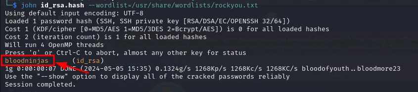 Crackeando la passphrase de la clave SSH con John the Ripper