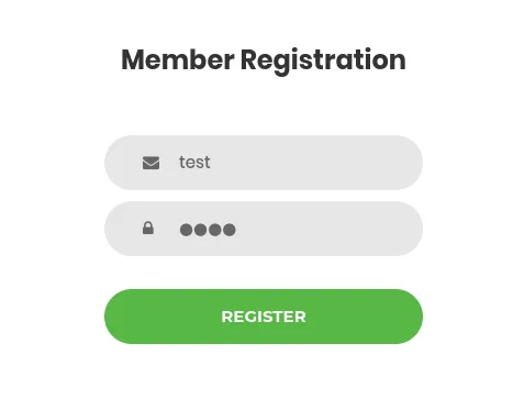 Registro de una cuenta nueva en el portal
