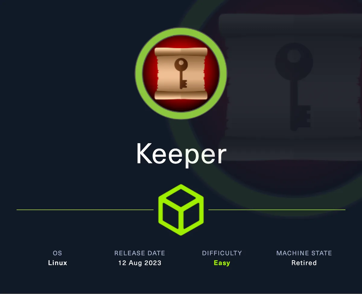 HackTheBox: Keeper